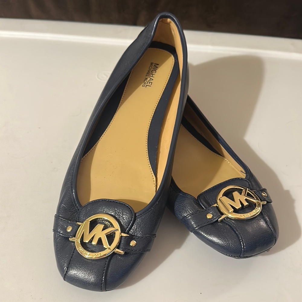 Navy Michael Kors Loafer/Driving Moccasin